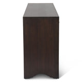 Taj 71" Dresser with Plinth Base in Vintage Brown from Home Trends & Design - Luna Furniture