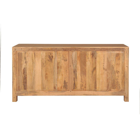 Taj 71" Dresser with Plinth Base in Whitewash from Home Trends & Design - Luna Furniture