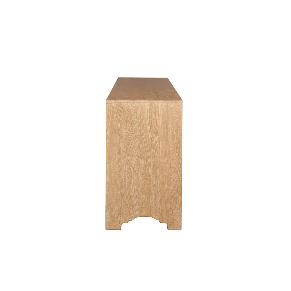 Taj 71" Dresser with Plinth Base in Whitewash from Home Trends & Design - Luna Furniture