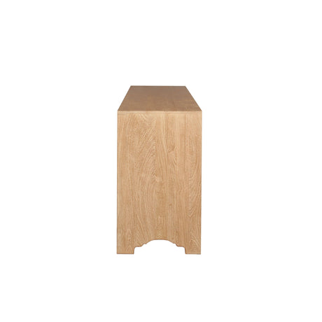 Taj 71" Dresser with Plinth Base in Whitewash from Home Trends & Design - Luna Furniture