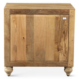 Taj 28" Three Drawer Nightstand in Whitewash from Home Trends & Design - Luna Furniture