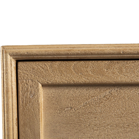 Taj 28" Three Drawer Nightstand in Whitewash from Home Trends & Design - Luna Furniture