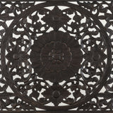 Taj King Bed in Hand Carved Vintage Brown from Home Trends & Design - Luna Furniture