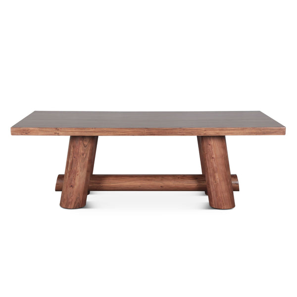 Timbers Barrel 94" Dining Table in Light Vinegar Acacia