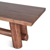 Timbers Barrel 94" Dining Table in Light Vinegar Acacia from Home Trends & Design - Luna Furniture