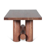 Timbers Barrel 94" Dining Table in Light Vinegar Acacia from Home Trends & Design - Luna Furniture
