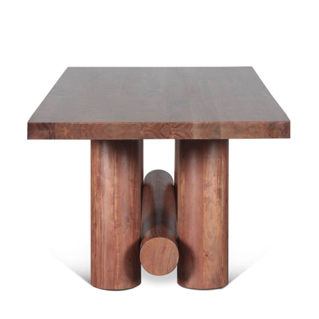 Timbers Barrel 94" Dining Table in Light Vinegar Acacia from Home Trends & Design - Luna Furniture