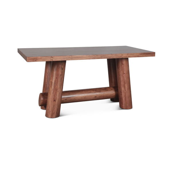 Timbers Barrel 80" Gathering Table in Light Vinegar Acacia, Set of 3