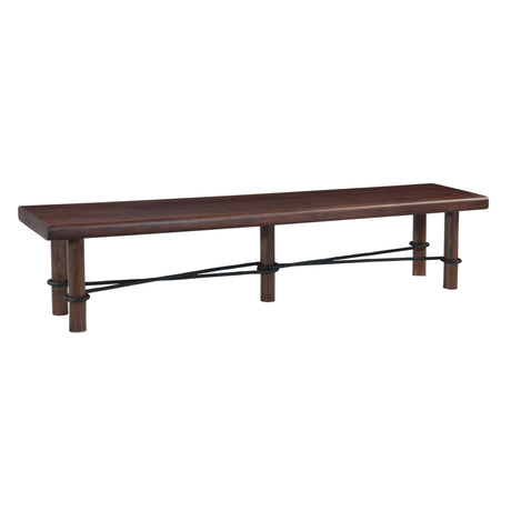 Timbers Lincoln 80" Bench in Vinegar Acacia from Home Trends & Design - Luna Furniture
