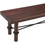 Timbers Lincoln 80" Bench in Vinegar Acacia from Home Trends & Design - Luna Furniture