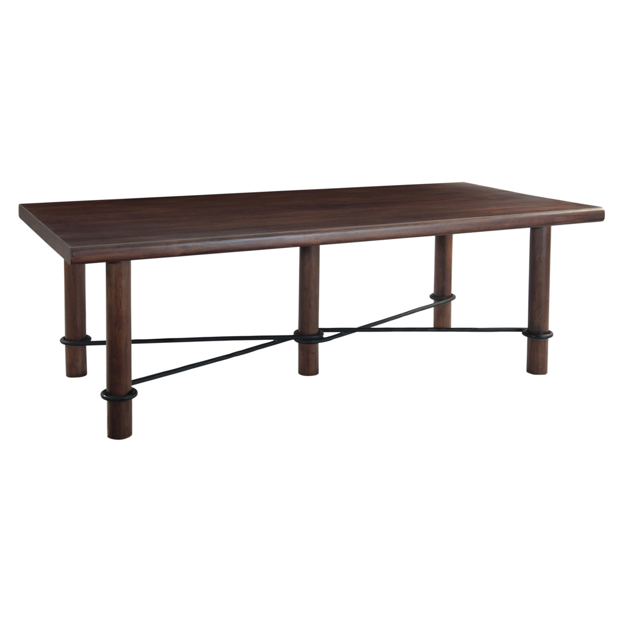 Timbers Lincoln 88" Dining Table in Vinegar Acacia from Home Trends & Design - Luna Furniture