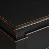 Turin 70" Dresser in Distressed Black from Home Trends & Design - Luna Furniture
