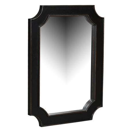 Turin 31" Mirror in Distressed Black from Home Trends & Design - Luna Furniture