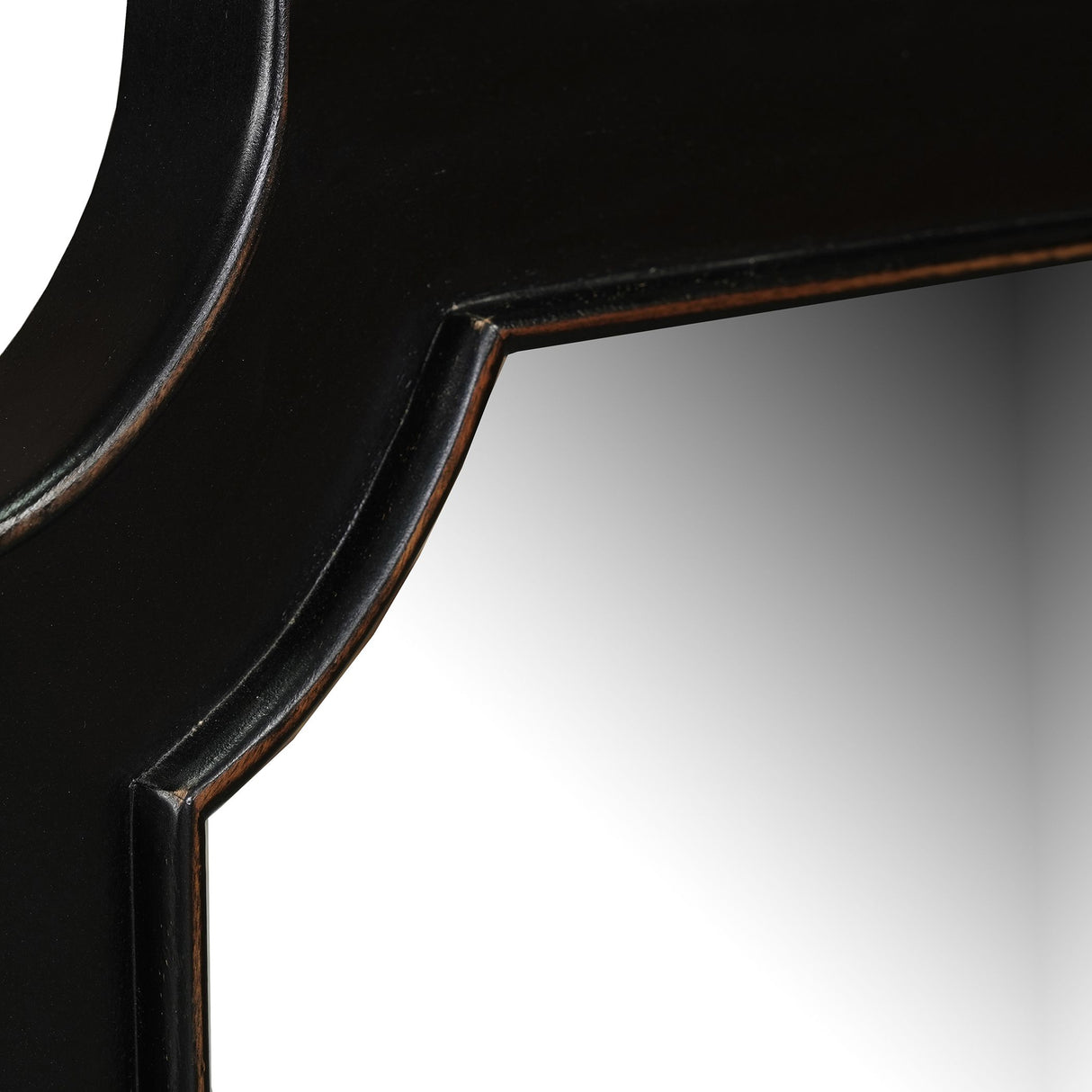 Turin 31" Mirror in Distressed Black from Home Trends & Design - Luna Furniture
