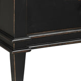 Turin 30" Nightstand in Distressed Black from Home Trends & Design - Luna Furniture