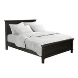 Turin Queen Bed in Distressed Black from Home Trends & Design - Luna Furniture