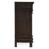 Turin 100" Sideboard in Distressed Black with Walnut Interior from Home Trends & Design - Luna Furniture