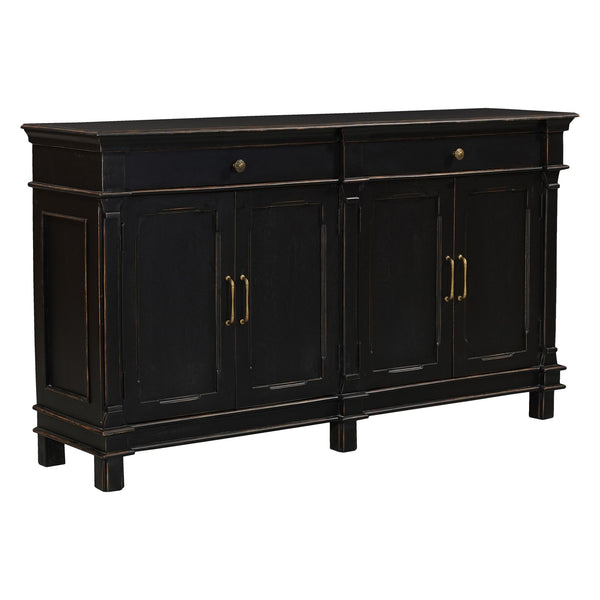 Turin 70" Sideboard in Distressed Black