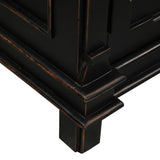 Turin 70" Sideboard in Distressed Black from Home Trends & Design - Luna Furniture