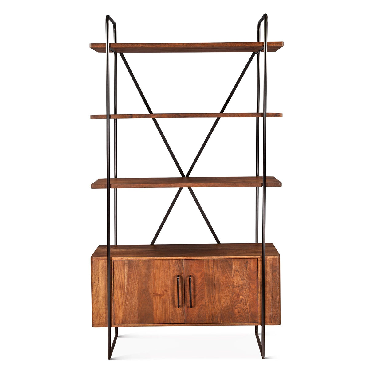 Verbania 46" Bookshelf in Pecan Brown from Home Trends & Design - Luna Furniture