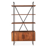 Verbania 46" Bookshelf in Pecan Brown from Home Trends & Design - Luna Furniture