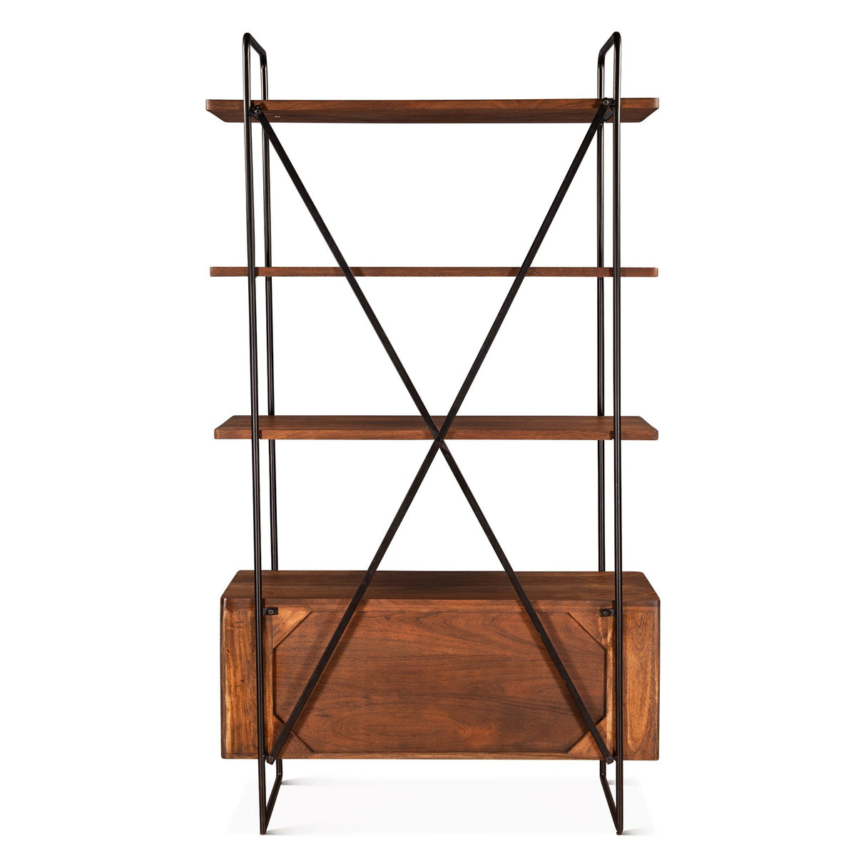 Verbania 46" Bookshelf in Pecan Brown from Home Trends & Design - Luna Furniture