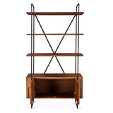 Verbania 46" Bookshelf in Pecan Brown from Home Trends & Design - Luna Furniture