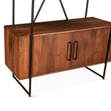 Verbania 46" Bookshelf in Pecan Brown from Home Trends & Design - Luna Furniture