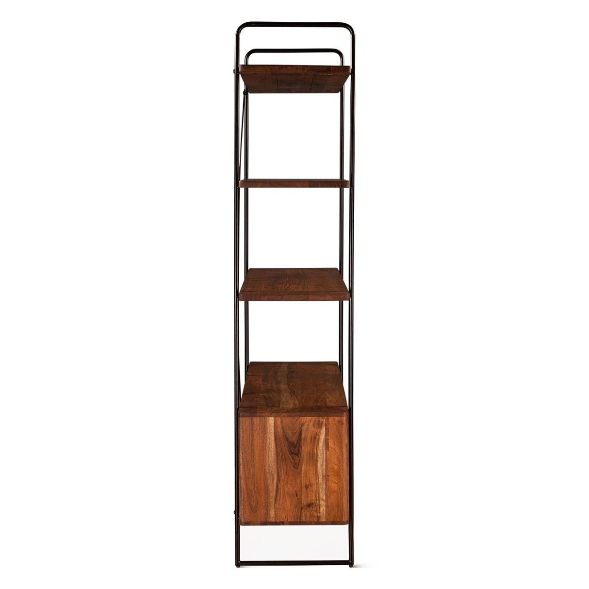 Verbania 46" Bookshelf in Pecan Brown from Home Trends & Design - Luna Furniture