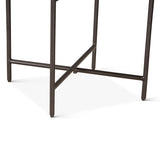 Verbania 29" Nesting Tray Tables in Matte Black from Home Trends & Design - Luna Furniture