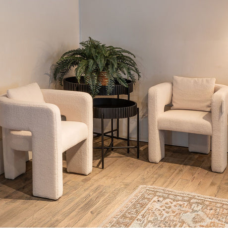 Verbania 29" Nesting Tray Tables in Matte Black from Home Trends & Design - Luna Furniture