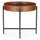 Verbania 29" Nesting Tray Tables in Pecan Brown from Home Trends & Design - Luna Furniture