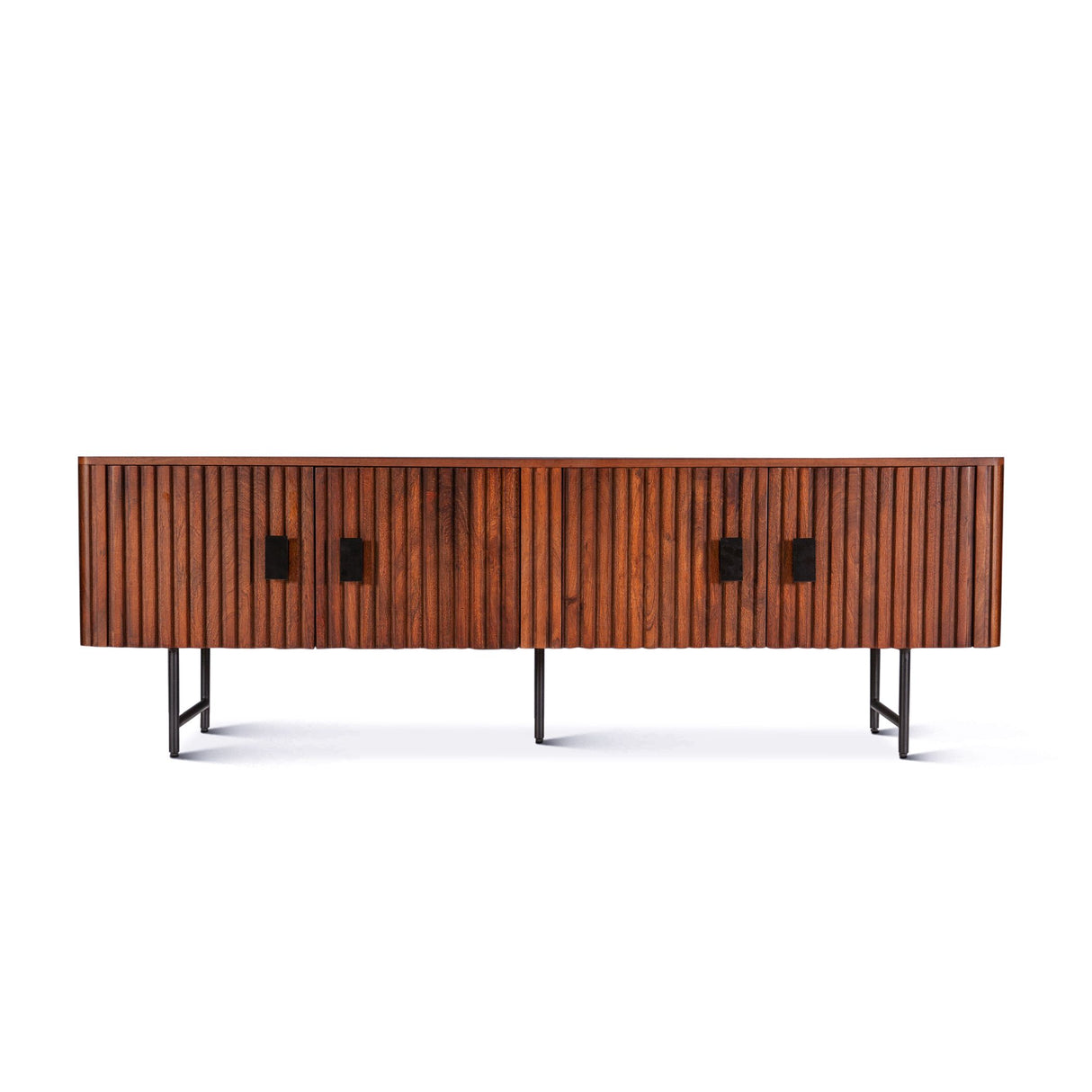 Verbania 67" Plasma Cabinet in Pecan Brown from Home Trends & Design - Luna Furniture
