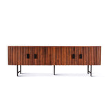 Verbania 67" Plasma Cabinet in Pecan Brown from Home Trends & Design - Luna Furniture