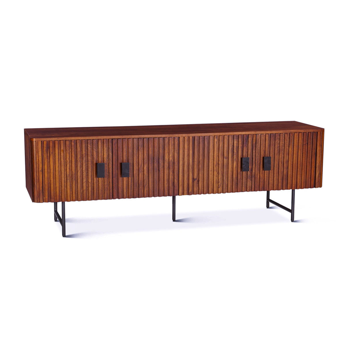 Verbania 67" Plasma Cabinet in Pecan Brown from Home Trends & Design - Luna Furniture