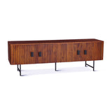 Verbania 67" Plasma Cabinet in Pecan Brown from Home Trends & Design - Luna Furniture
