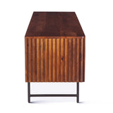 Verbania 67" Plasma Cabinet in Pecan Brown from Home Trends & Design - Luna Furniture