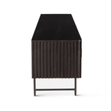 Verbania 98" Plasma Cabinet in Matte Black from Home Trends & Design - Luna Furniture