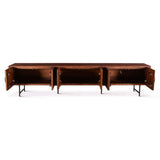 Verbania 98" Media Cabinet in Pecan Brown from Home Trends & Design - Luna Furniture