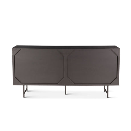 Verbania 67" Sideboard in Matte Black from Home Trends & Design - Luna Furniture
