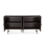 Verbania 67" Sideboard in Matte Black from Home Trends & Design - Luna Furniture