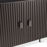 Verbania 67" Sideboard in Matte Black from Home Trends & Design - Luna Furniture