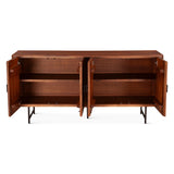Verbania 67" Sideboard in Pecan Brown from Home Trends & Design - Luna Furniture