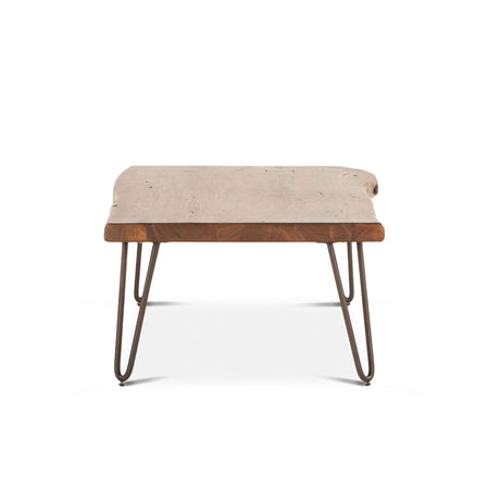 Vail 54" Coffee Table in Walnut from Home Trends & Design - Luna Furniture