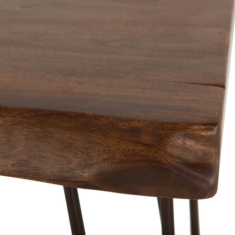 Vail 26" Side Table in Walnut from Home Trends & Design - Luna Furniture