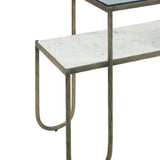 Venice 50" Nesting Console Table with Marble and Glass from Home Trends & Design - Luna Furniture