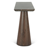 Vista 60" Console Table with Lava Marble and Dark Mango Base from Home Trends & Design - Luna Furniture