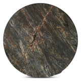 Vista 36" Coffee Table with Lava Marble and Dark Mango Base from Home Trends & Design - Luna Furniture