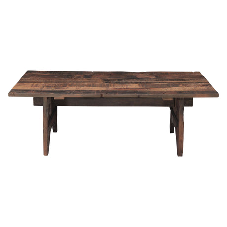 Whitley 54" Coffee Table in Reclaimed Teak from Home Trends & Design - Luna Furniture
