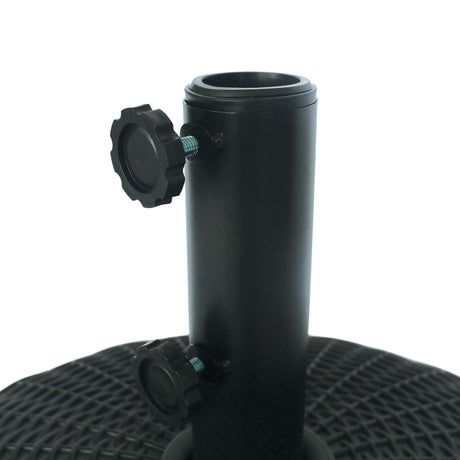 Fab Black Round Umbrella Base from Furniture of America - Luna Furniture